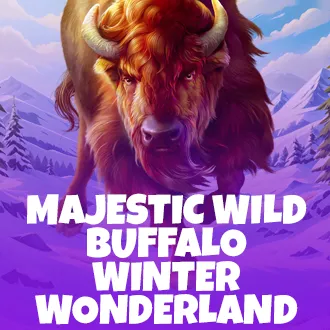 Majestic Wild Buffalo - Winter Wonderland