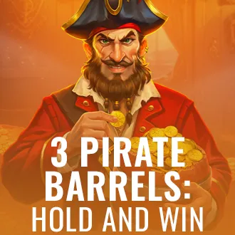 3 Pirate Barrels: Hold and Win