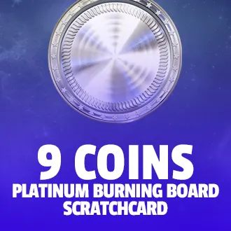 9 Coins: Platinum Burning Board Scratchcard
