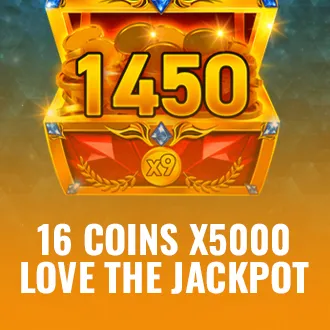 16 Coins x5000 Love the Jackpot